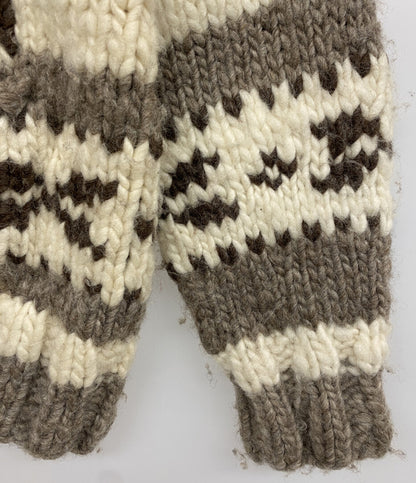 Fler Hook フライヤーフック カウチンセーター トナカイ柄 メンズ SIZE -