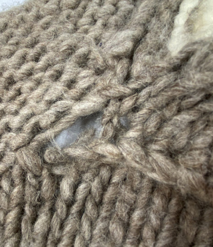 Fler Hook フライヤーフック カウチンセーター トナカイ柄 メンズ SIZE -