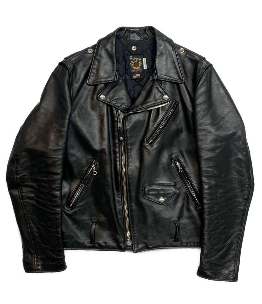 SCHOTT ダブルライダースジャケット 7416 馬革 メンズ SIZE 42 ショット