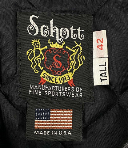 SCHOTT ダブルライダースジャケット 7416 馬革 メンズ SIZE 42 ショット