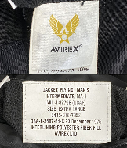 AVIREX ブルゾン 783-2252025 ブラック×オレンジ メンズ SIZE XL アヴィレックス