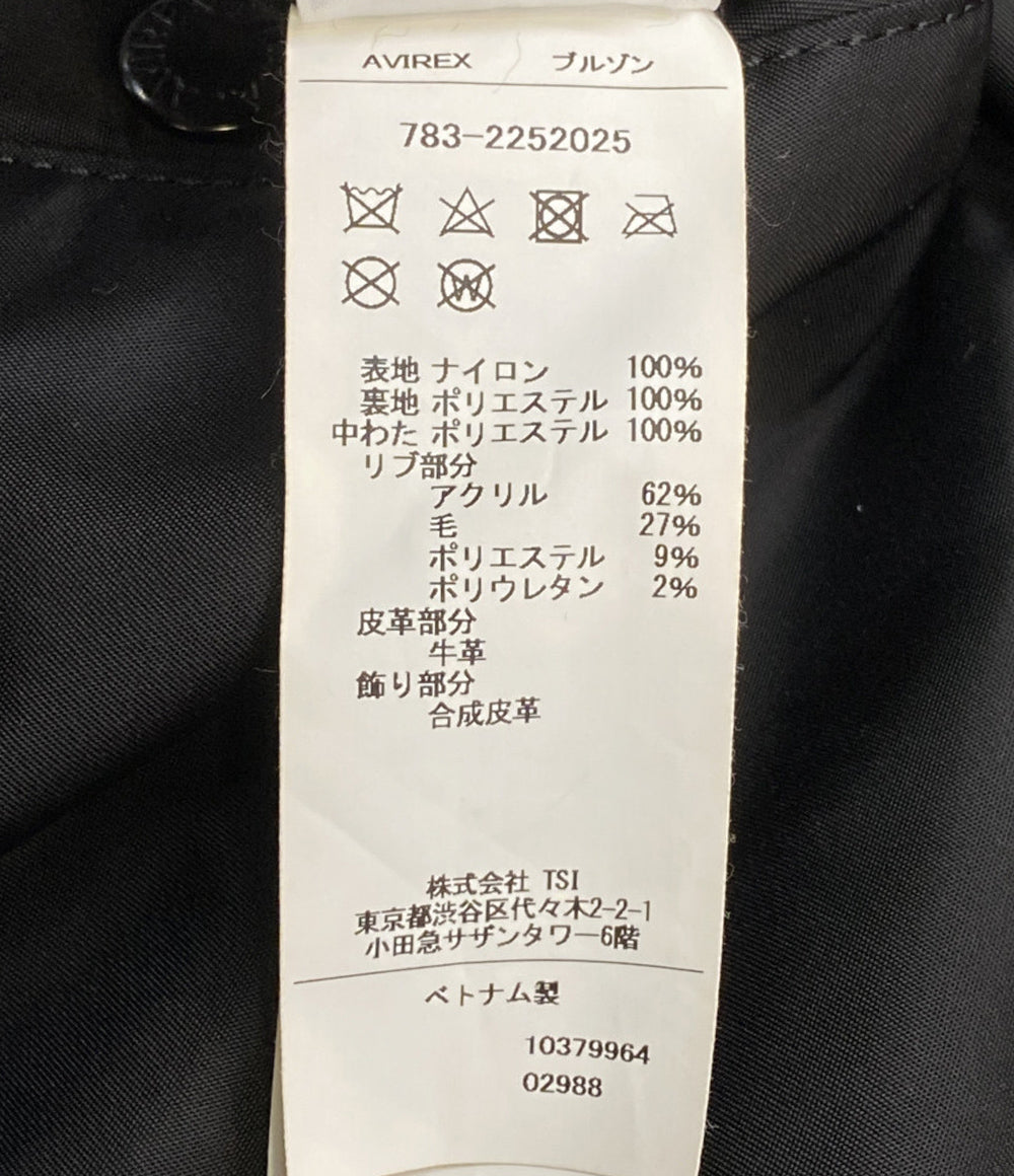 AVIREX ブルゾン 783-2252025 ブラック×オレンジ メンズ SIZE XL アヴィレックス