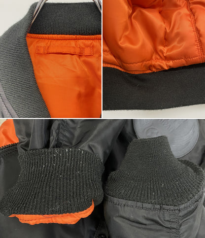 AVIREX ブルゾン 783-2252025 ブラック×オレンジ メンズ SIZE XL アヴィレックス