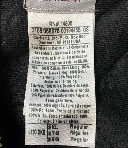 Carhartt アクティブジャケット フルジップ J130 DKB メンズ SIZE 2XL カーハート