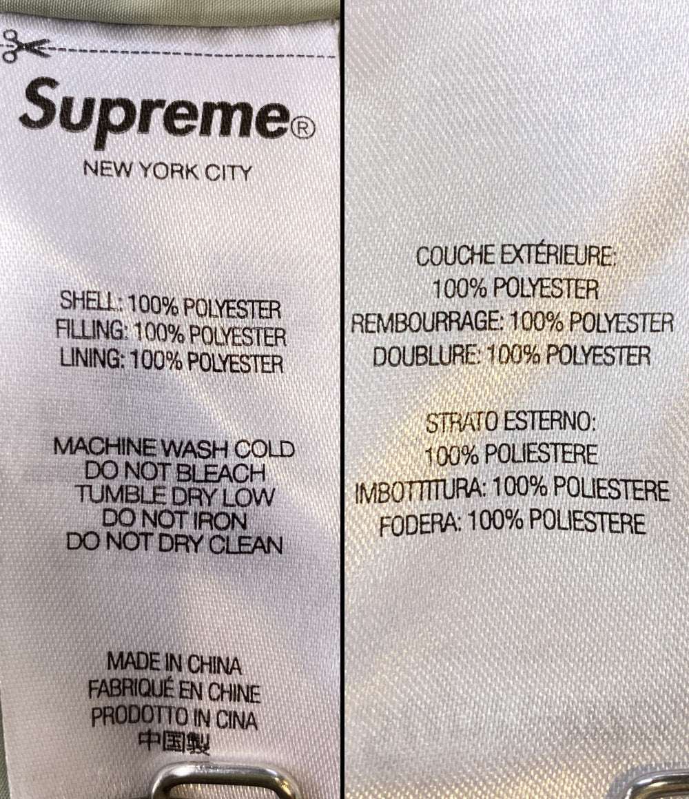 Supreme ダウンジャケット Warp Hooded Puffer Jacket 2021FW メンズ SIZE L シュプリーム