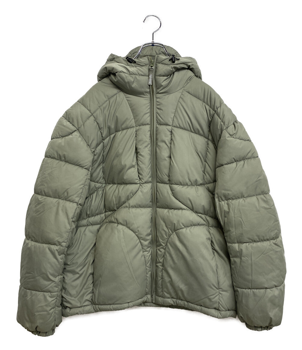 Supreme ダウンジャケット Warp Hooded Puffer Jacket 2021FW メンズ SIZE L シュプリーム