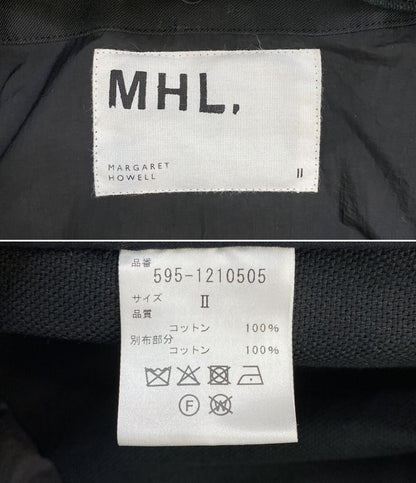 MHL. スタンドカラーコート black 595-1210505 レディース SIZE 2 エムエイチエル