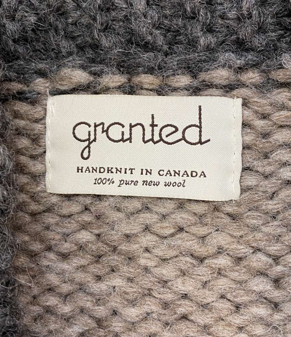 granted グランテッド カウチンセーター フルジップ メンズ SIZE -