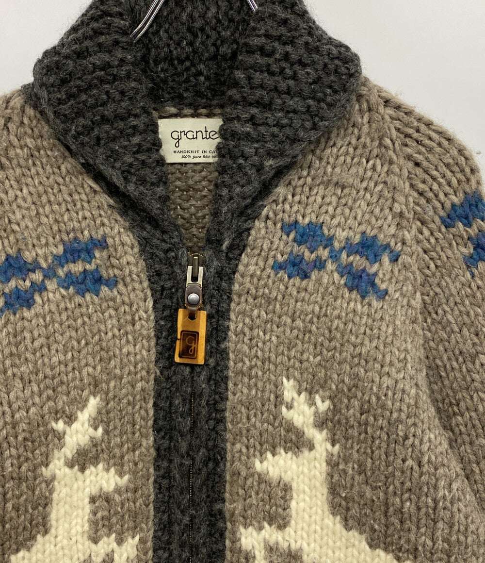 granted グランテッド カウチンセーター フルジップ メンズ SIZE -