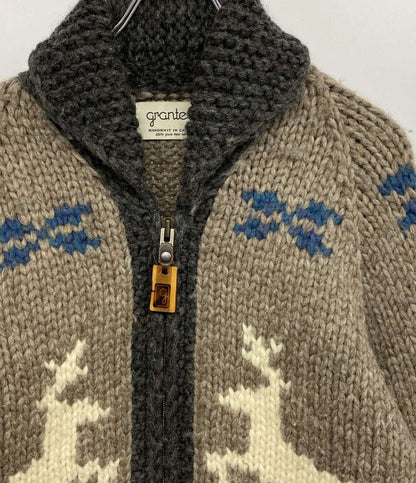 granted グランテッド カウチンセーター フルジップ メンズ SIZE -