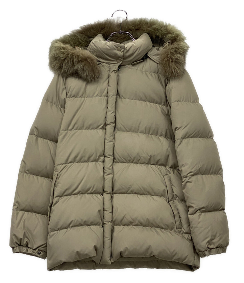 MONCLER ダウンジャケット ベージュ レディース SIZE - モンクレール