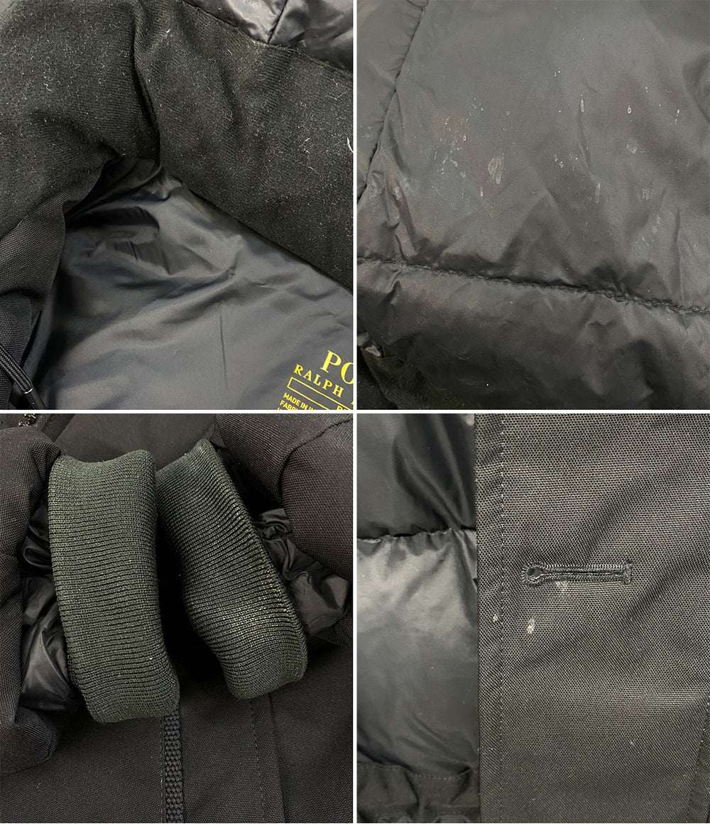 POLO RALPH LAUREN ダウンジャケット ブラック フードファー メンズ SIZE S･P･CH･170/92A ポロ・ラルフローレン