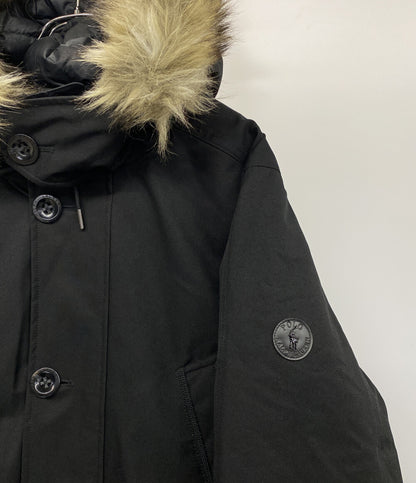 POLO RALPH LAUREN ダウンジャケット ブラック フードファー メンズ SIZE S･P･CH･170/92A ポロ・ラルフローレン