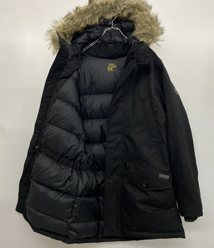 POLO RALPH LAUREN ダウンジャケット ブラック フードファー メンズ SIZE S･P･CH･170/92A ポロ・ラルフローレン
