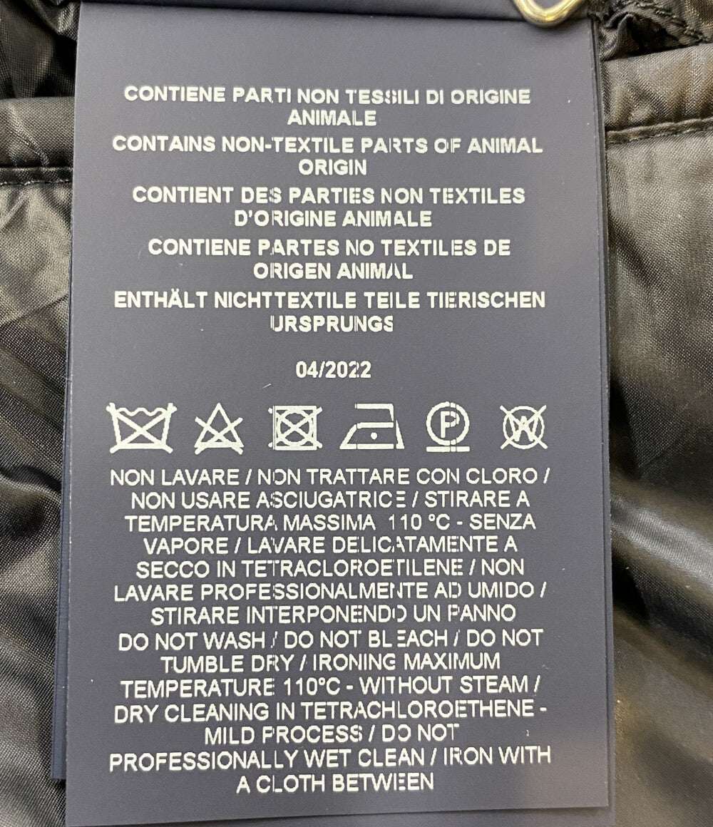 美品 HERNO ダウンジャケット ネイビー PI00078UR-12020-9209 メンズ SIZE 50 ヘルノ