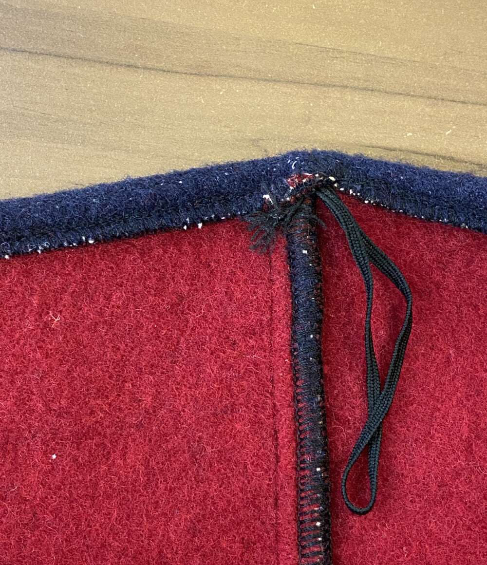 SILVERDO シルバラード ブランケットジャケット 総柄 ウール100 メンズ SIZE M