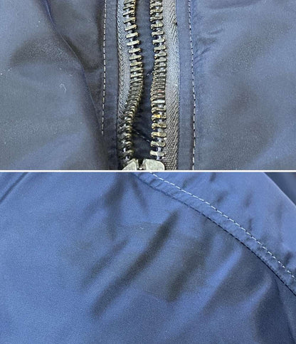 ALPHA ミリタリージャケット MA-1 MIL-J-8279D リバーシブル ネイビー×オレンジ メンズ SIZE S アルファ