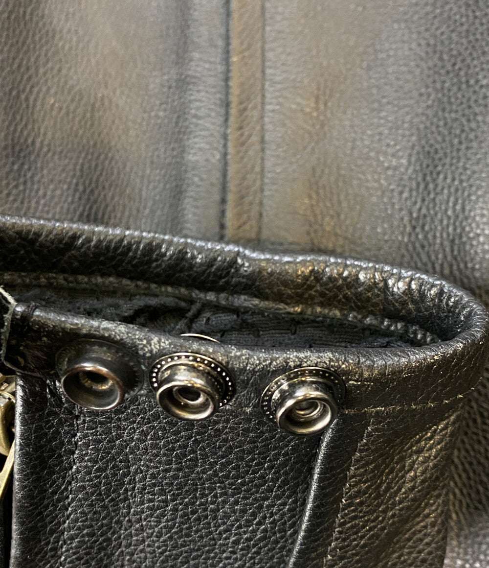 goodluck グッドラック ライダースジャケット ブラック メンズ SIZE M