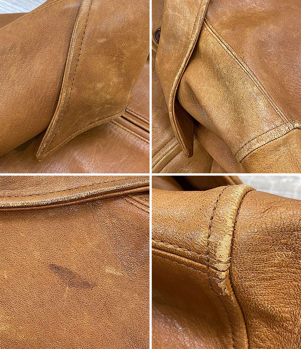 COOTIE シングルライダースジャケット 鹿革 メンズ SIZE M クーティー