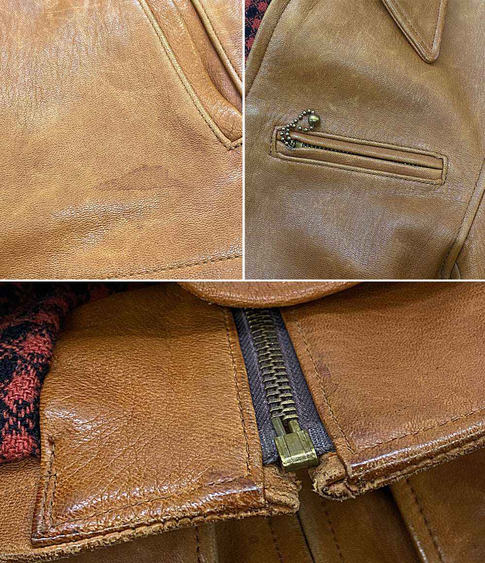 COOTIE シングルライダースジャケット 鹿革 メンズ SIZE M クーティー