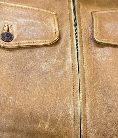 COOTIE シングルライダースジャケット 鹿革 メンズ SIZE M クーティー