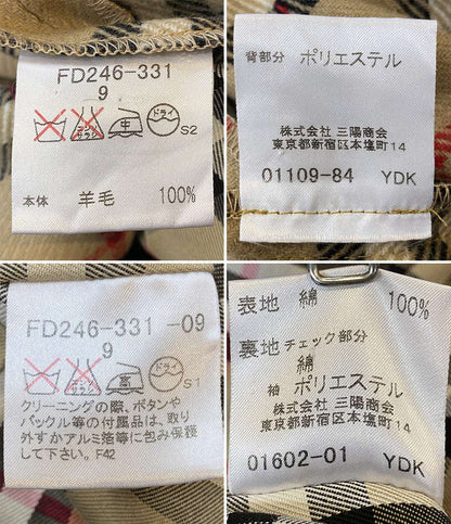 BURBERRY London トレンチコート FD246-331 ブラック メンズ バーバリーロンドン