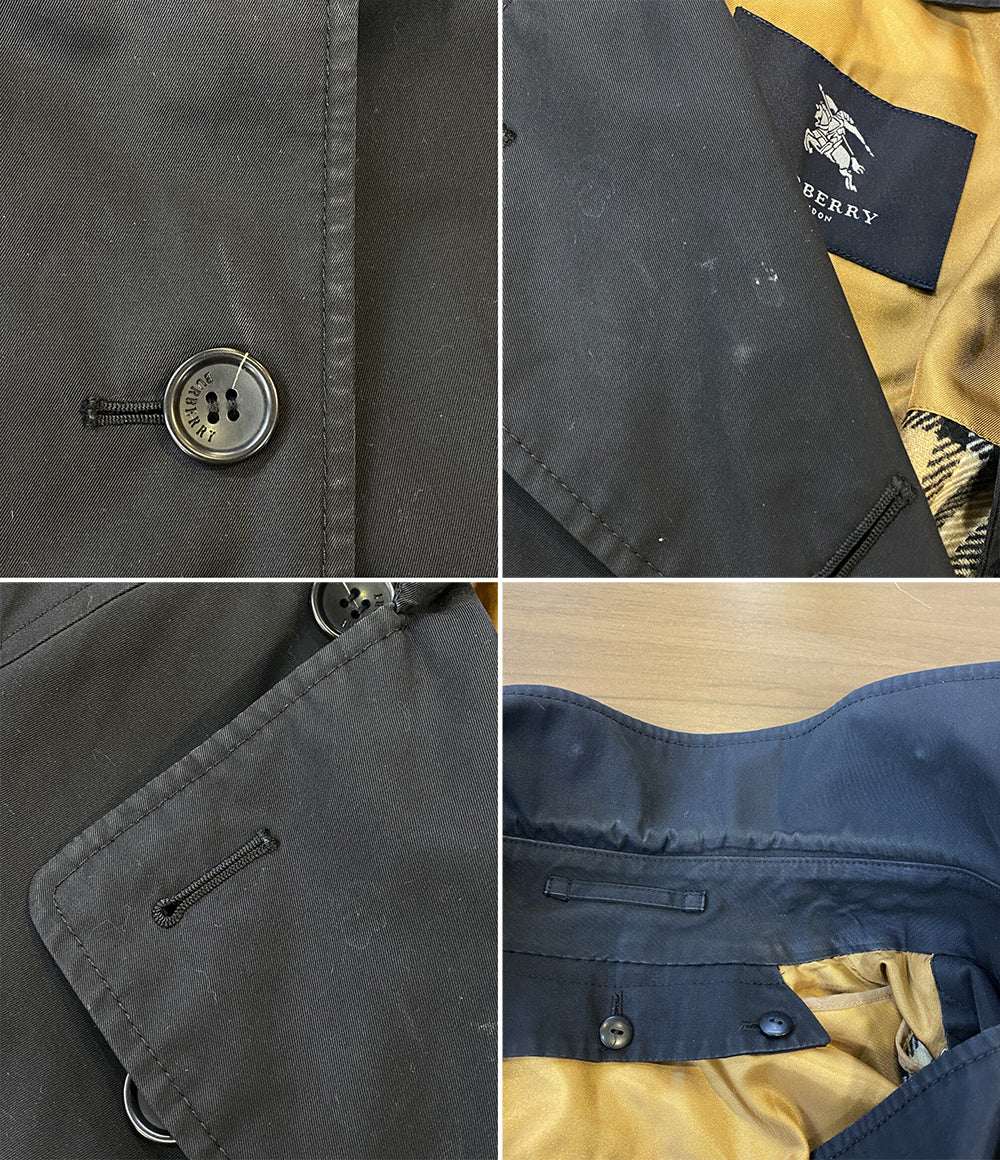BURBERRY London トレンチコート FD246-331 ブラック メンズ バーバリーロンドン