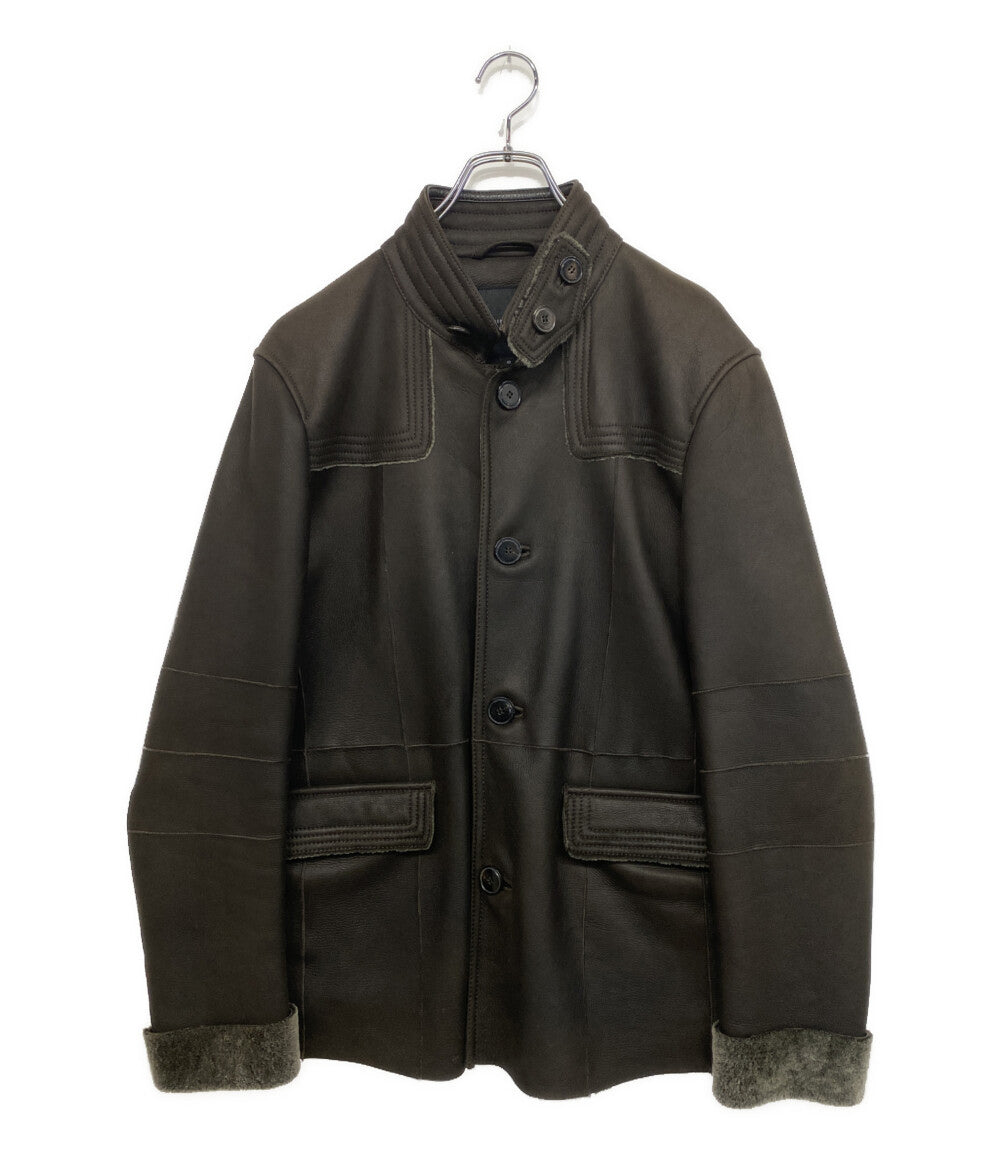 JOSEPH HOMME ジャケット 羊革 ブラウン メンズ SIZE 48 ジョゼフオム
