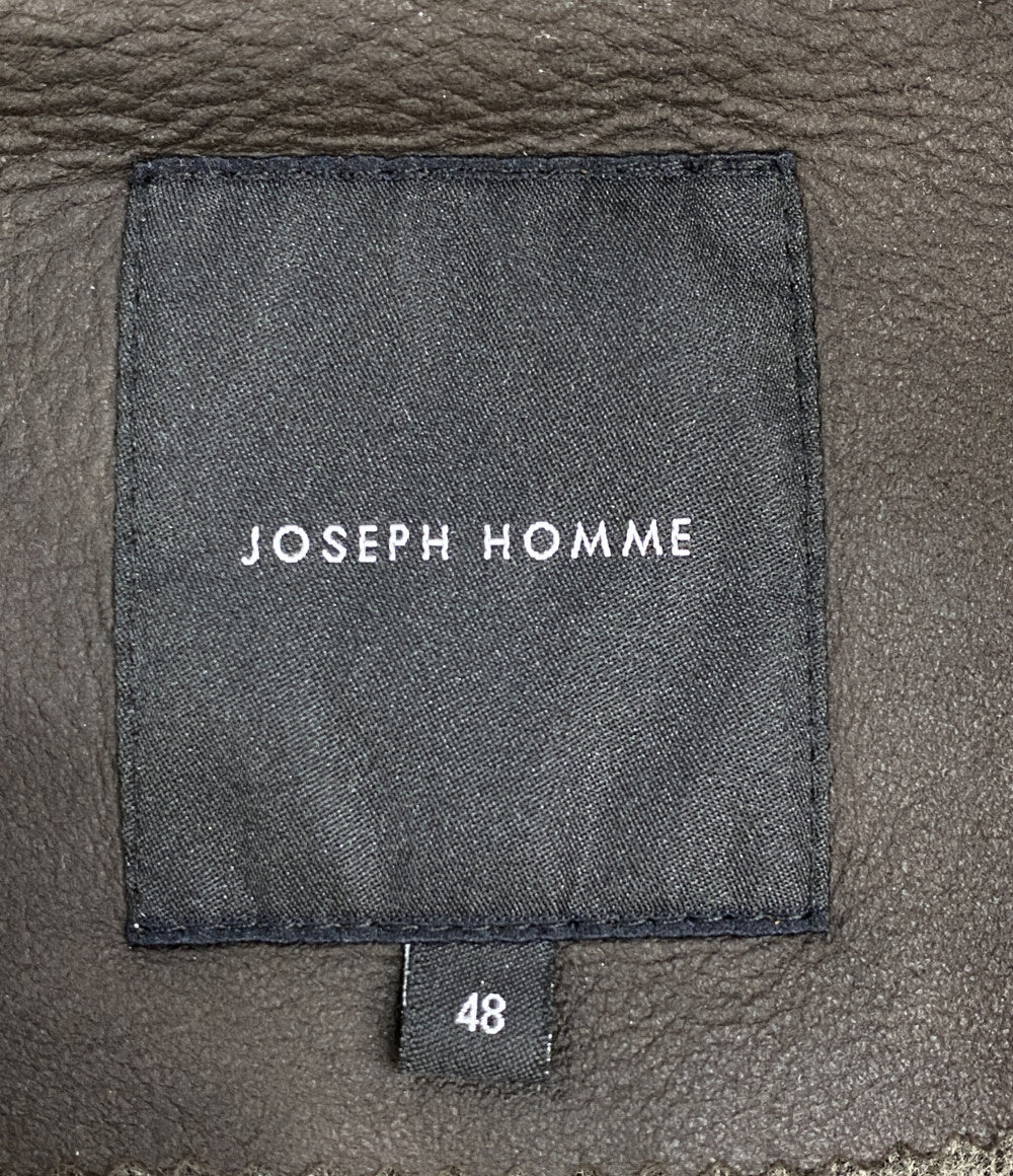 JOSEPH HOMME ジャケット 羊革 ブラウン メンズ SIZE 48 ジョゼフオム