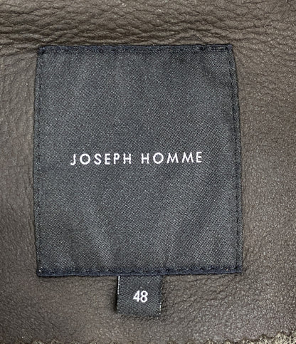 JOSEPH HOMME ジャケット 羊革 ブラウン メンズ SIZE 48 ジョゼフオム