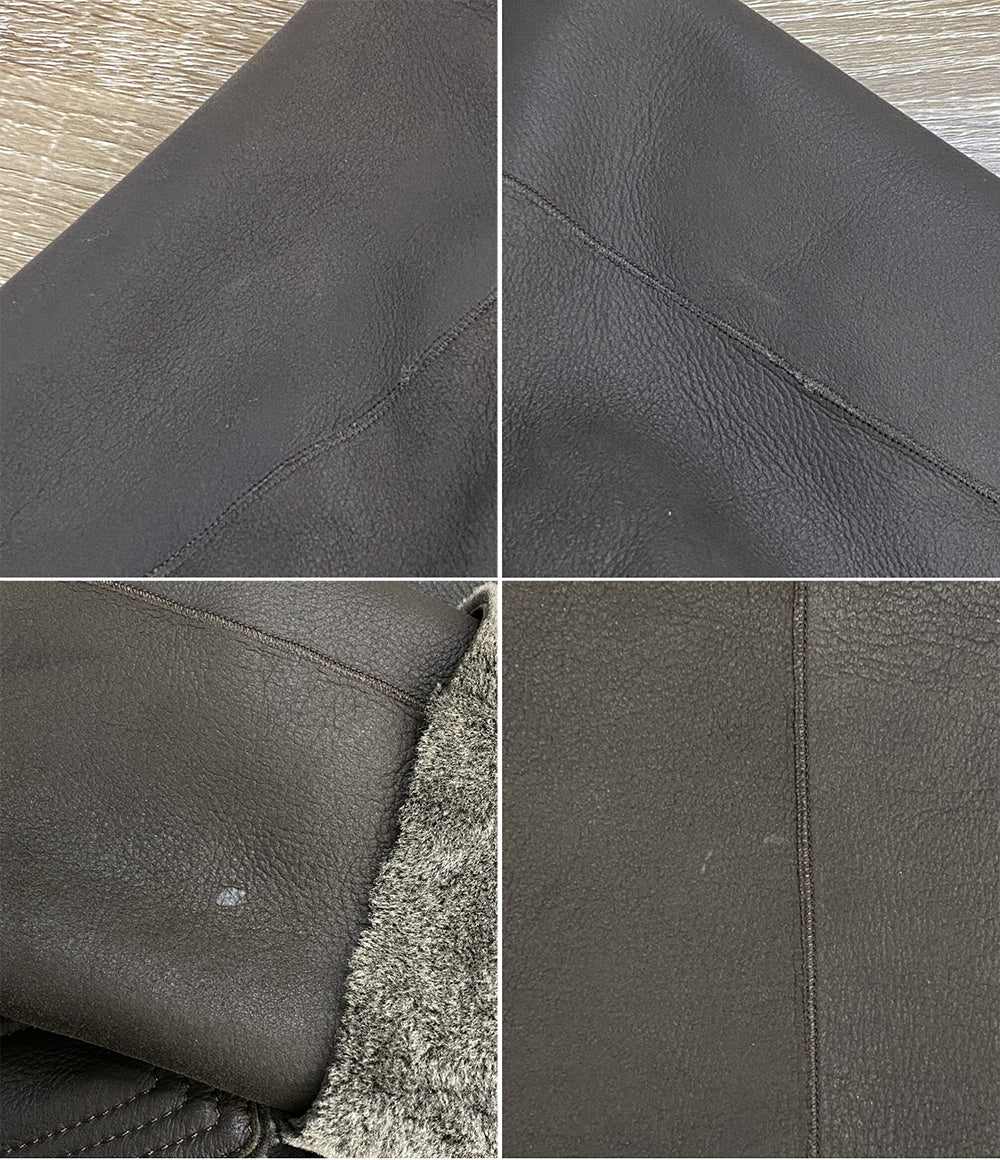 JOSEPH HOMME ジャケット 羊革 ブラウン メンズ SIZE 48 ジョゼフオム