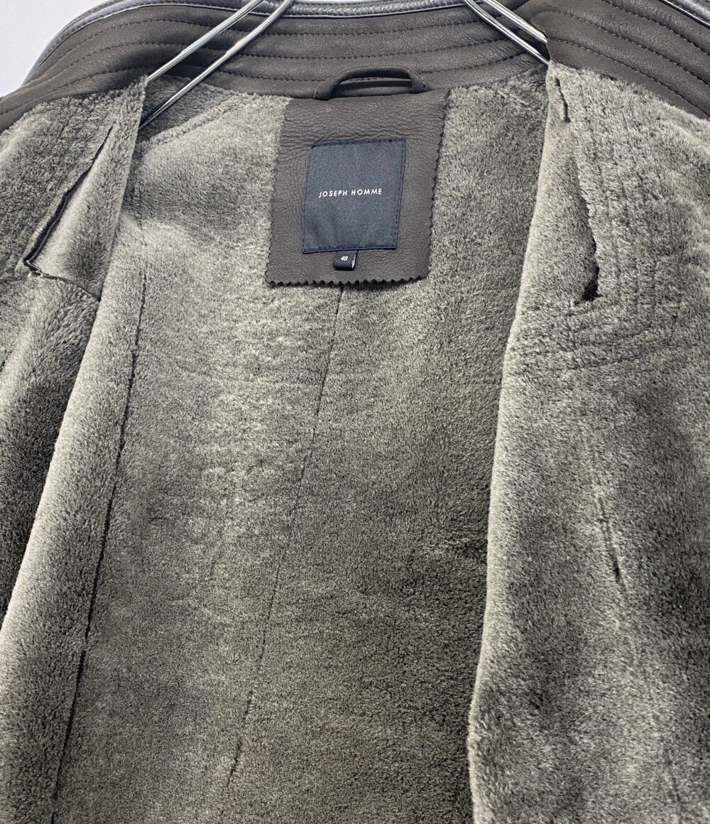 JOSEPH HOMME ジャケット 羊革 ブラウン メンズ SIZE 48 ジョゼフオム