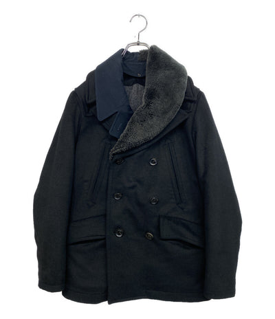 MIHARA YASUHIRO ジャケット 11101361 ブラック×ネイビー メンズ SIZE 44 ミハラヤスヒロ