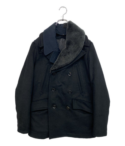 MIHARA YASUHIRO ジャケット 11101361 ブラック×ネイビー メンズ SIZE 44 ミハラヤスヒロ