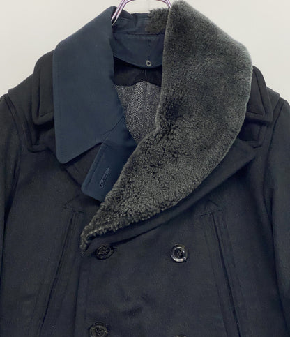 MIHARA YASUHIRO ジャケット 11101361 ブラック×ネイビー メンズ SIZE 44 ミハラヤスヒロ
