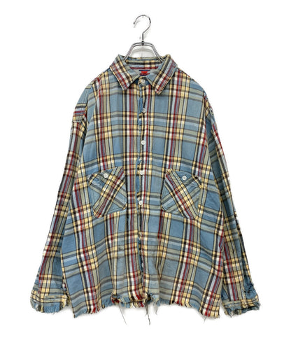 SAINT MICHAEL 長袖シャツ sm-ys1-0000-c37 メンズ SIZE L セントマイケル