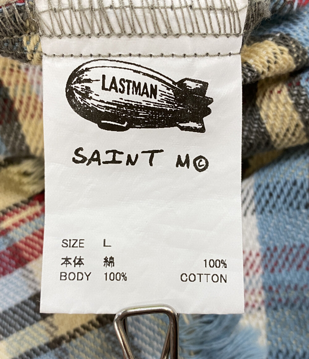 SAINT MICHAEL 長袖シャツ sm-ys1-0000-c37 メンズ SIZE L セントマイケル