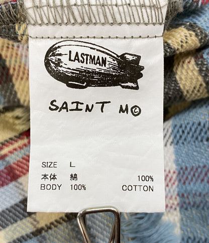 SAINT MICHAEL 長袖シャツ sm-ys1-0000-c37 メンズ SIZE L セントマイケル