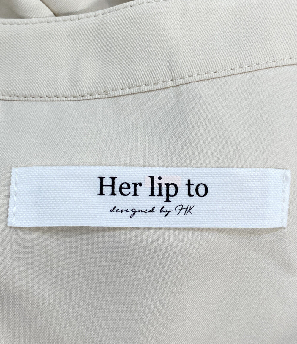 Her lip to 長袖ワンピース Elsie Twist-Front Dress 1254305144 レディース SIZE M ハーリップトゥ