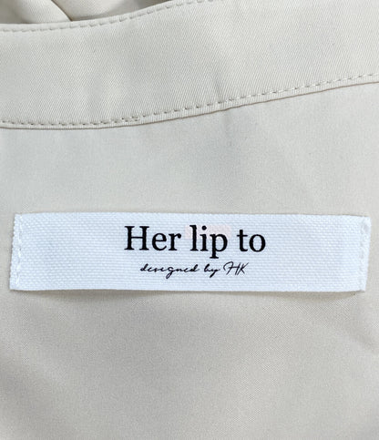Her lip to 長袖ワンピース Elsie Twist-Front Dress 1254305144 レディース SIZE M ハーリップトゥ