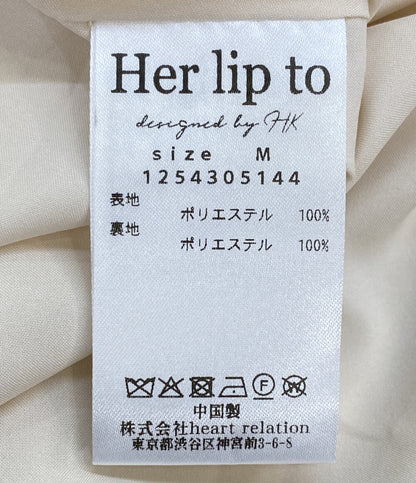 Her lip to 長袖ワンピース Elsie Twist-Front Dress 1254305144 レディース SIZE M ハーリップトゥ