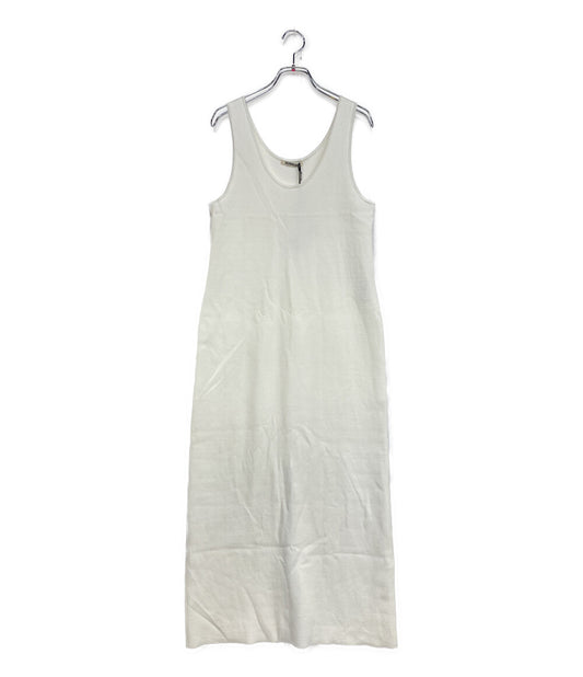 美品 AURALEE ノースリーブワンピース COTTON SILK STRETCH DOUBLE FACE 2025SS A25SD03WF レディース SIZE 1 オーラリー