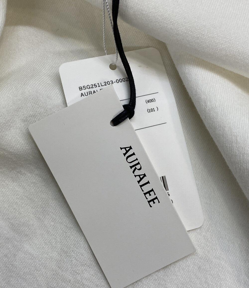 美品 AURALEE ノースリーブワンピース COTTON SILK STRETCH DOUBLE FACE 2025SS A25SD03WF レディース SIZE 1 オーラリー