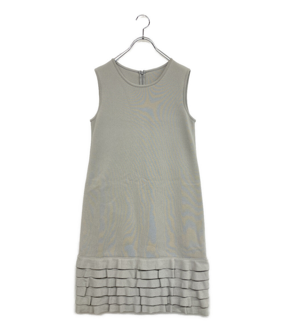 foxey ペタルヘム ニットノースリーブワンピース レディース SIZE 40 フォクシー