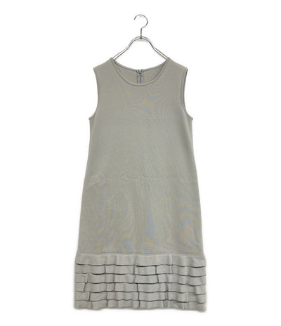 foxey ペタルヘム ニットノースリーブワンピース レディース SIZE 40 フォクシー