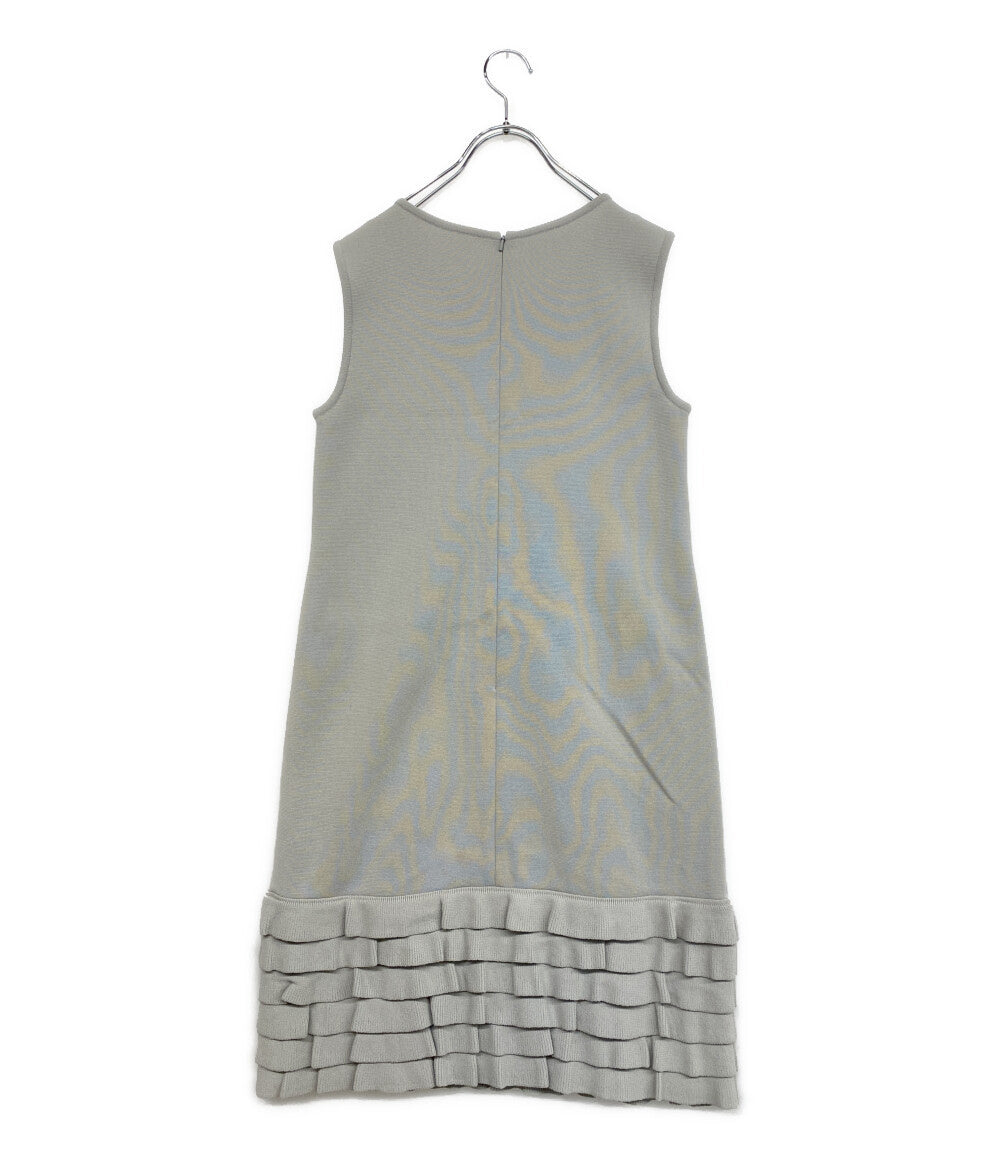 foxey ペタルヘム ニットノースリーブワンピース レディース SIZE 40 フォクシー