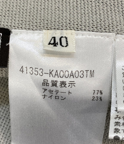 foxey ペタルヘム ニットノースリーブワンピース レディース SIZE 40 フォクシー