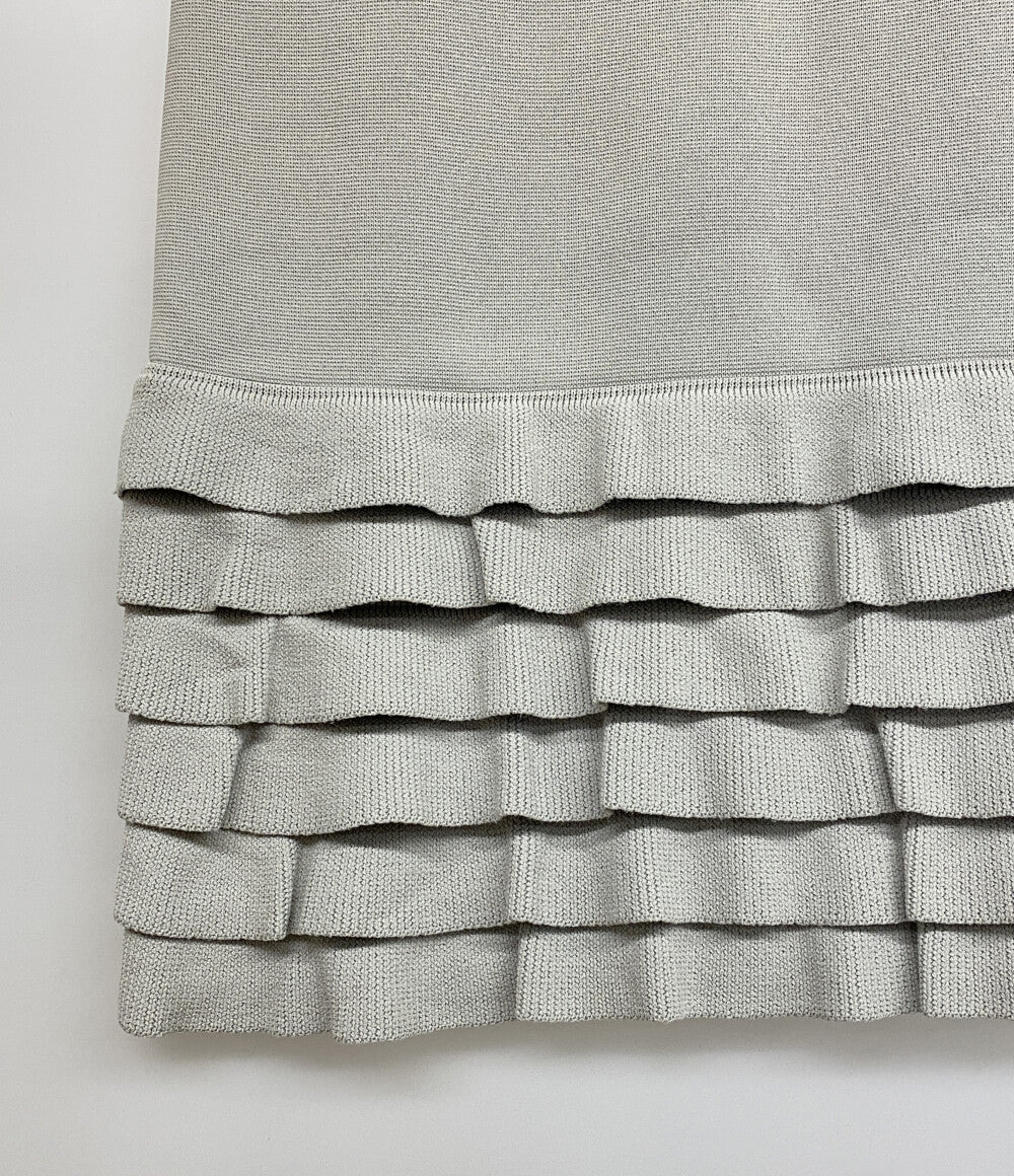 foxey ペタルヘム ニットノースリーブワンピース レディース SIZE 40 フォクシー