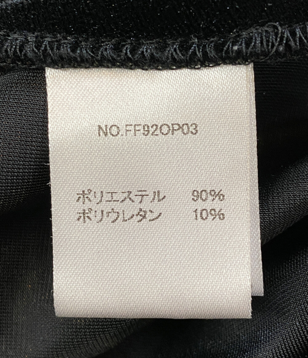 FOUFOU フーフー ノースリーブワンピース FF92OP03 BLACK レディース SIZE 1