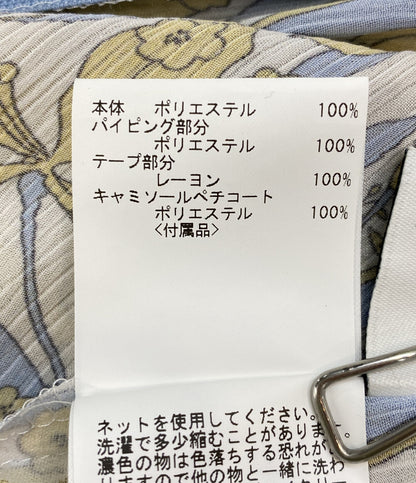 ANAYI 長袖ワンピース シルエットミニフラワープリント レディース SIZE 36 アナイ